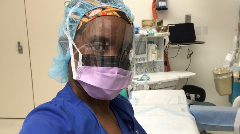 Wendy Peterson, a U.S. Army veteran, volunteered to serve again for coronavirus duty after the Army put out a call the last week of March.