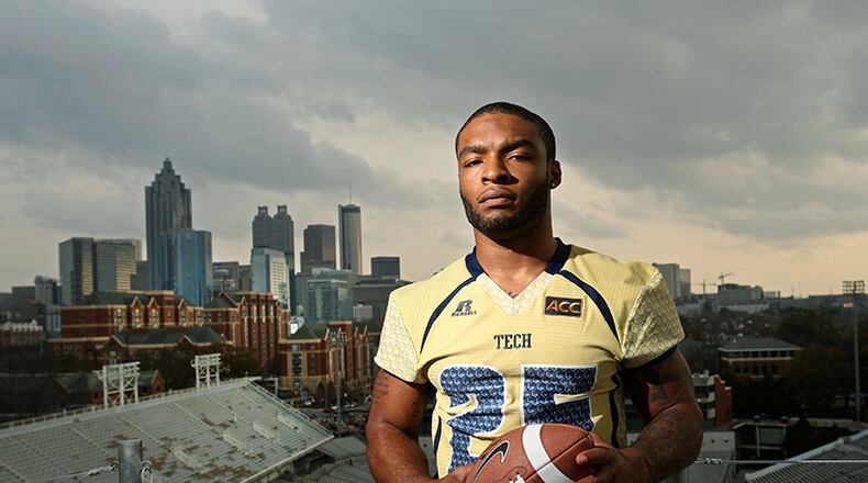 Robert Godhigh, who came to Tech as a walk-on but later earned a scholarship, averaged 10.1 yards per carry this season.