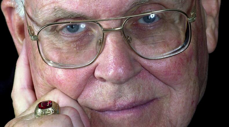 FILE - Southeastern Conference Commissioner Roy Kramer is pictured at the SEC headquarters in Birmingham, Ala., Tuesday, June 6, 2000. (AP Photo/Dave Martin, File)