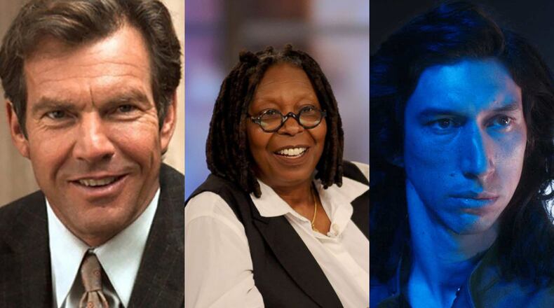 Films starring actors like Dennis Quaid, Whoopi Goldberg and Adam Driver have recently started production in Georgia. PUBLICITY PHOTOS