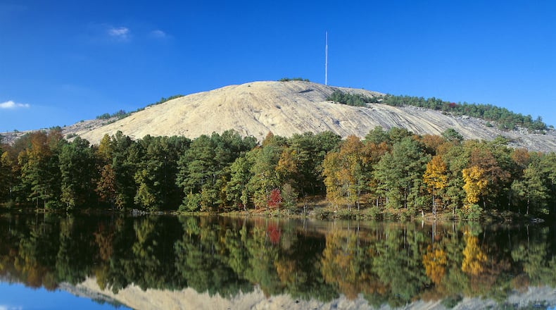 Visitors can hike 6 different trails, including the Cherokee Trail (5 miles), Walk-Up Trial (1 mile), Nature Gardens Trail (.75 mile), Songbird Habitat Trail (2 miles), King's Trail at Indian Island (1 mile), and the Trail of the Muscogee (1.5 miles).