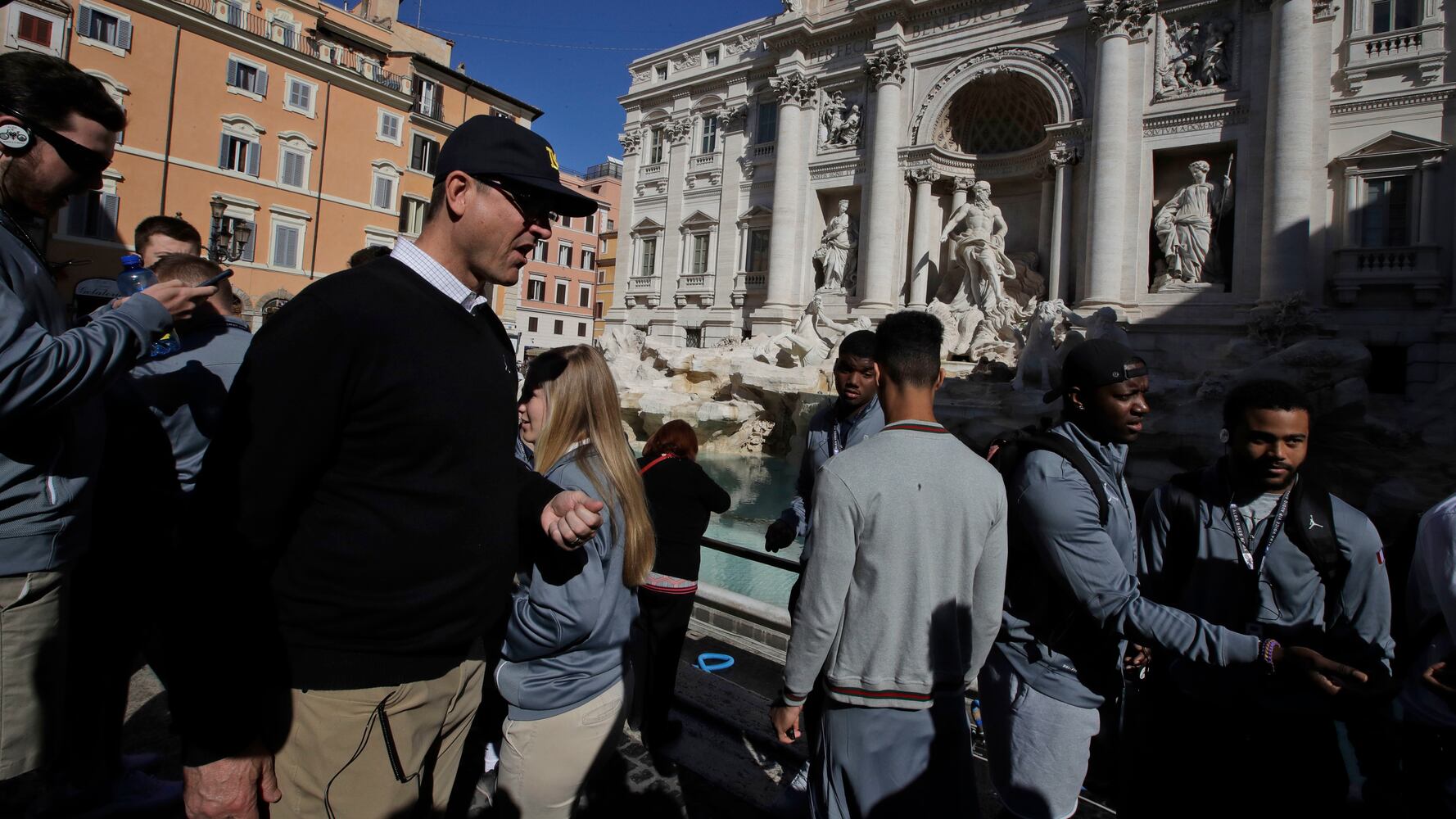 Jim Harbaugh in Rome