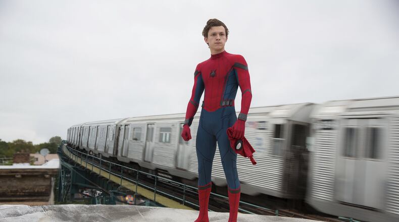 Tom Holland plays Spidey in “Spider-Man: Homecoming.” Contributed by Chuck Zlotnick/Columbia Pictures-Sony via AP