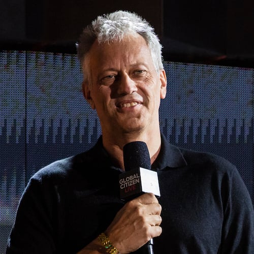 FILE - Coca Cola CEO James Quincey speaks during the Global Citizen festival, Sept. 25, 2021, in New York. (AP Photo/Stefan Jeremiah, File)