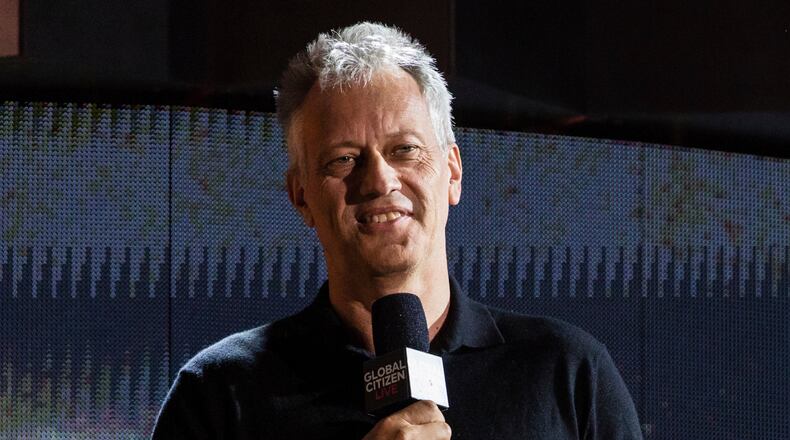 FILE - Coca Cola CEO James Quincey speaks during the Global Citizen festival, Sept. 25, 2021, in New York. (AP Photo/Stefan Jeremiah, File)