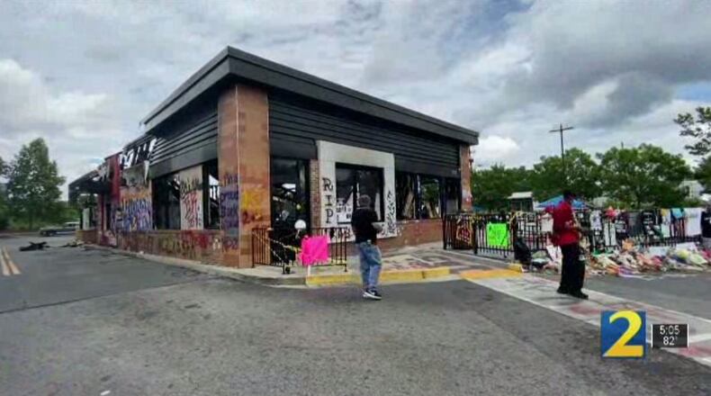 No details were released about how the protesters were removed from the restaurant area.
