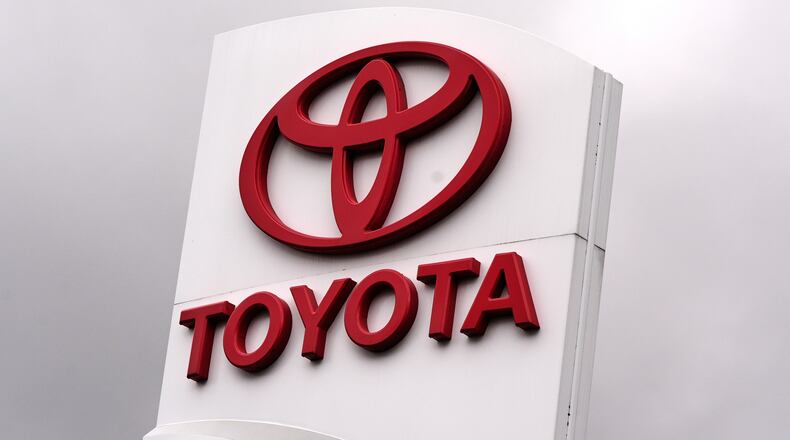 FILE -Toyota dealership, April 30, 2026, in Nashua, N.H. (AP Photo/Charles Krupa, File)