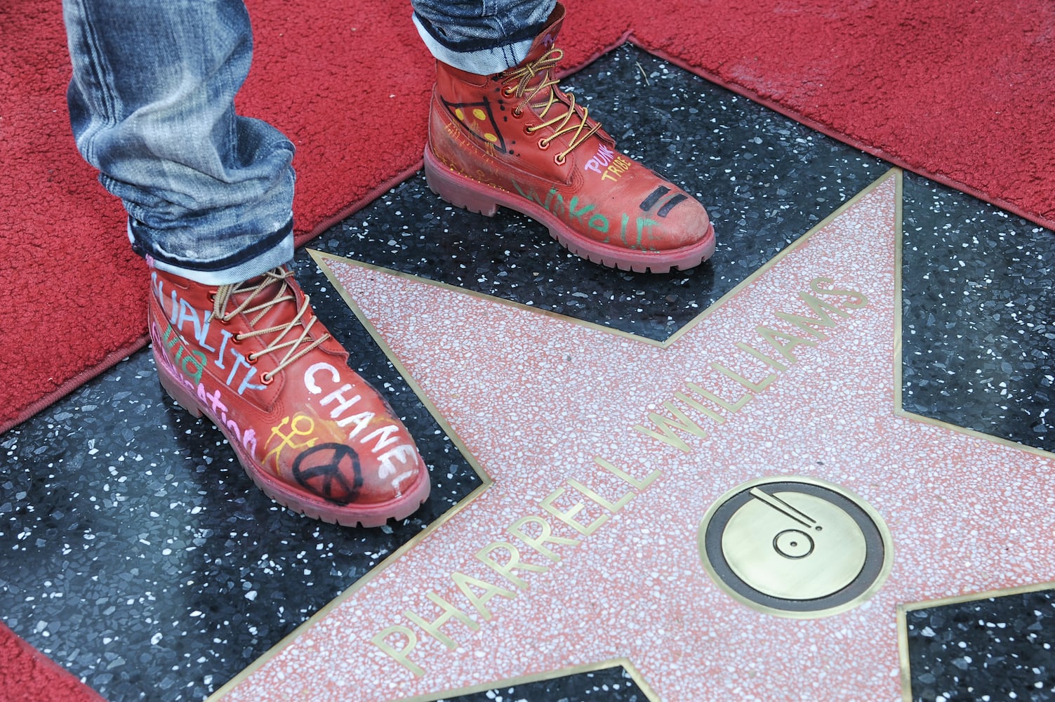 Pharrell Williams honored with a star