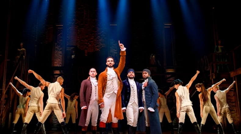 The 2020 run of "Hamilton" at the Fox Theatre has moved to August. Photo: Joan Marcus