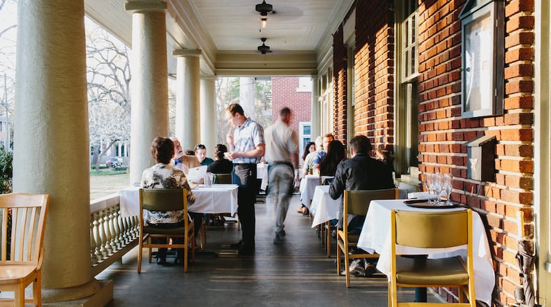 Porch of 5 & 10 Restaurant. / Photo contributed by Five & 10