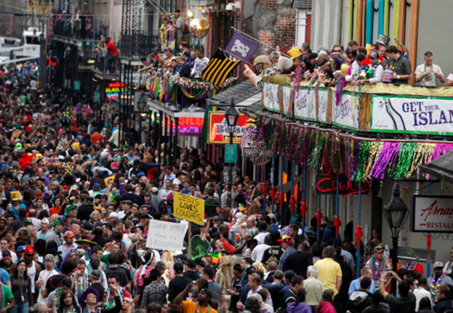 Fat Tuesday in New Orleans