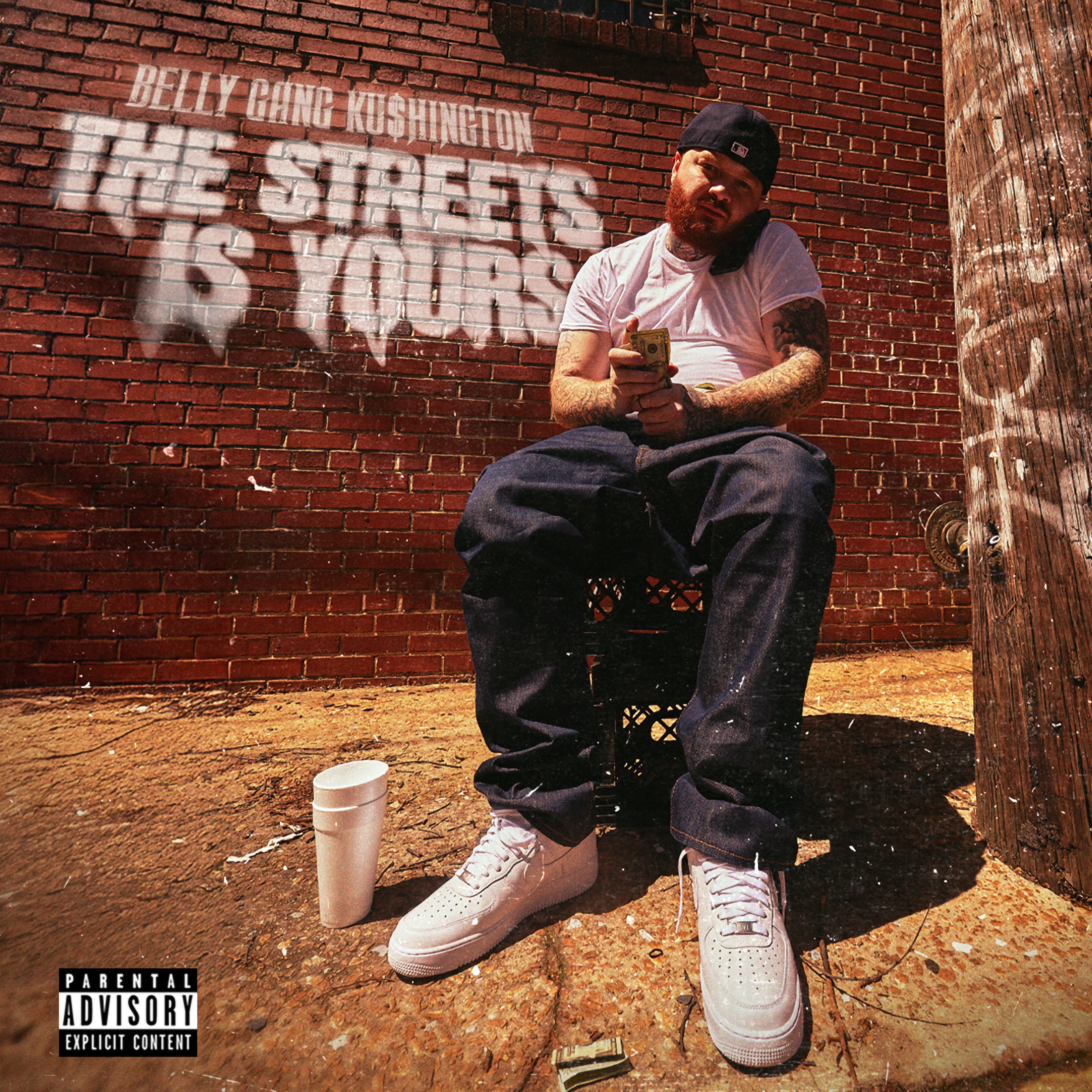 Belly Gang Kushington's debut album "The Streets Is Yours" is 14 tracks and has no features. "I wanted to let them know I'm here to stay, by myself," the rapper said. It features production from the Grammy-nominated Bobby Kritical. (Courtesy)