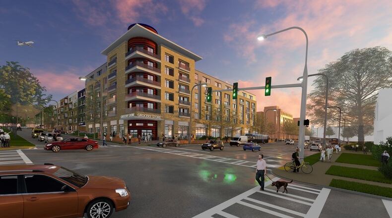 Hunt and Oakwood Development Group will develop 12.3 acres on the former Herndon Homes public housing site. CONTRIBUTED
