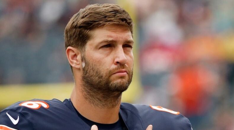 Chicago Bears quarterback Jay Cutler waits on the sideline before an NFL football preseason game against the Kansas City Chiefs in Chicago. (AP Photo/Nam Y. Huh, File)
