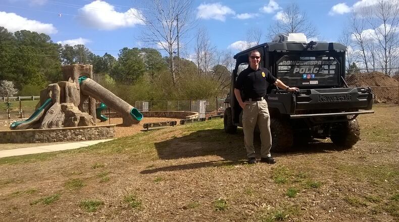 Playground shade structures will be added to the Silver Comet Trail Linear Park in Powder Springs. Contributed