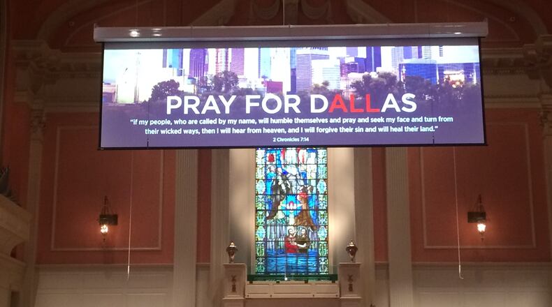 Park Cities Baptist Church has played a key role in Dallas' healing after a sniper attack left five officers dead and more wounded. Photo: Jennifer Brett