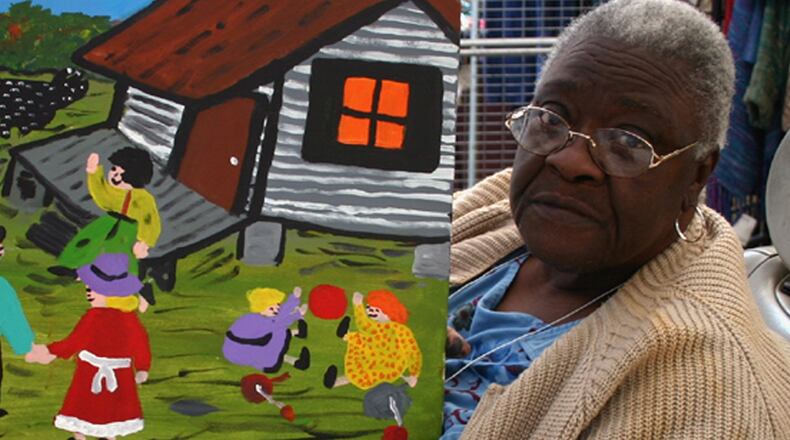 Alabama’s Bernice Sims is one of the leading memory painters in folk art, depicting everything from farming scenes to civil rights protests in Birmingham, Montgomery and Selma.CONTRIBUTED BY MAIN STREET GALLERY, CLAYTON