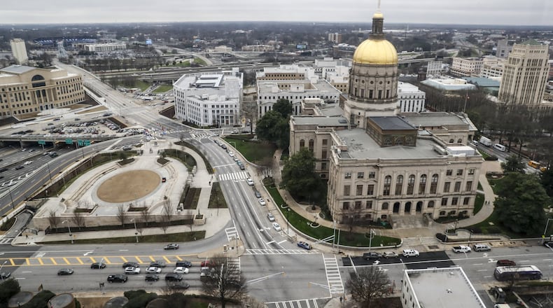 The Georgia Capitol. Bob Andres / bandres@ajc.com