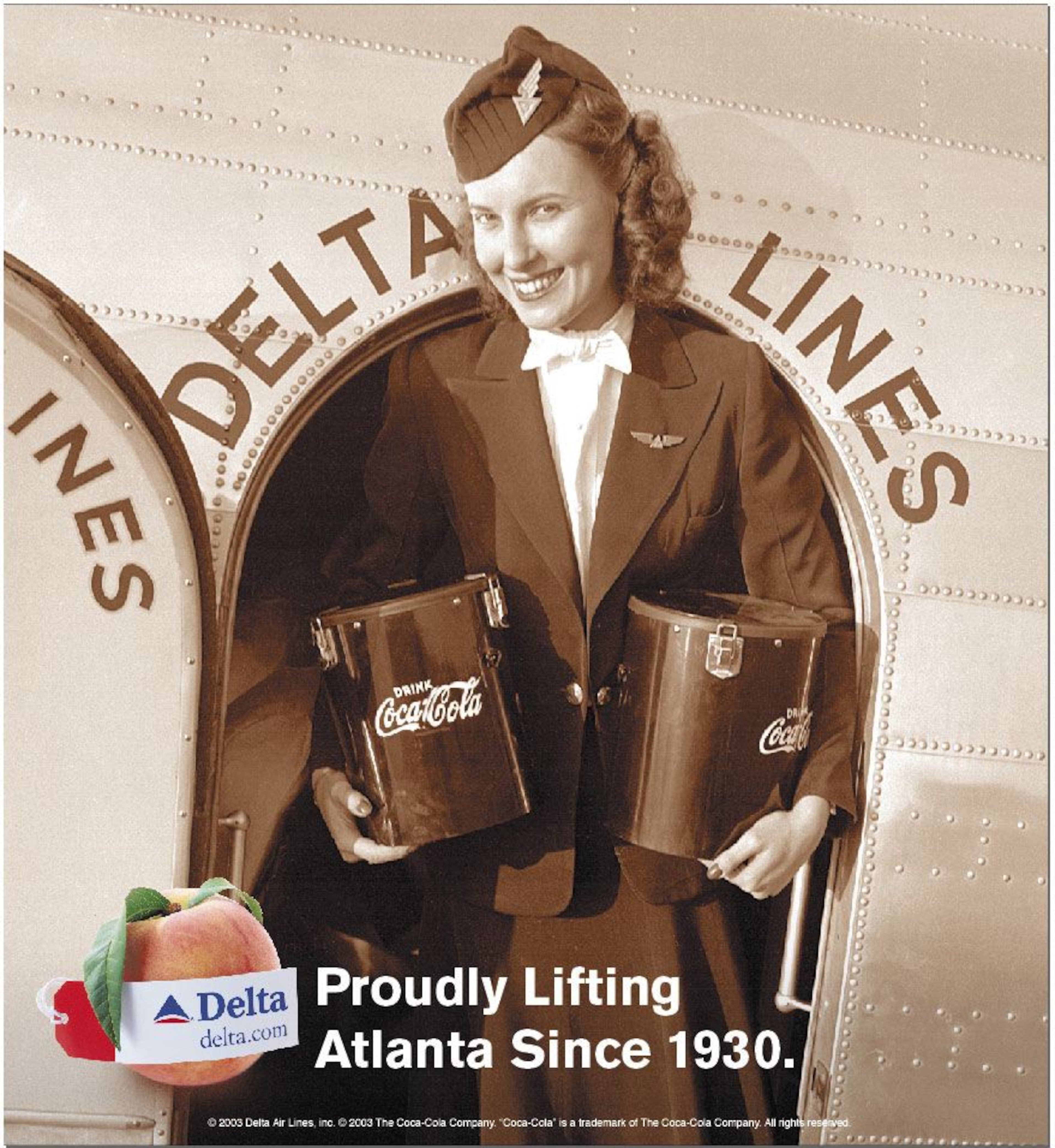 Delta is the oldest airline still operating in the United States and the sixth-oldest by founding date. It moved its headquarters to the city in 1941. (Courtesy of Delta Air Lines/Coca Cola Company)