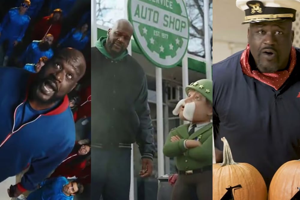 From Icy Hot to Carnival Cruises, Shaquille O'Neal's advertising repertoire contains multitudes. (Screenshots)
