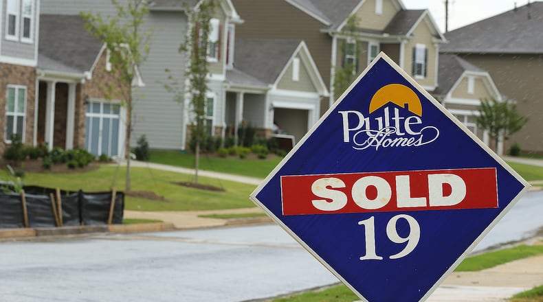 Atlanta-based PulteGroup on Tuesday reported solid revenues and profits for the fourth quarter of last year. Here, a PulteGroup development in Woodstock. Curtis Compton / ccompton@ajc.com