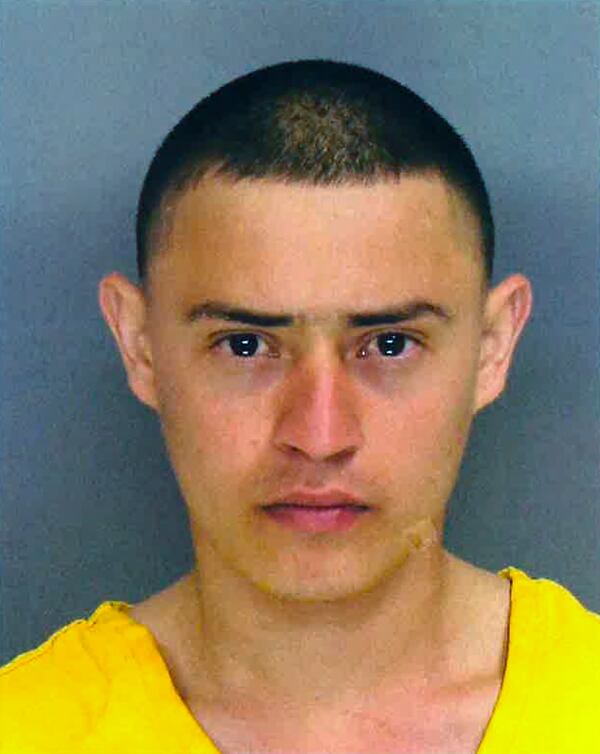 This image provided by the Cobb County Sheriff's Office shows Hector David Sagastume Rivas. (Cobb County Sheriff's Office via AP)