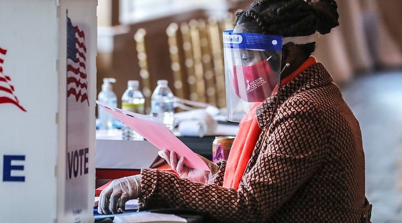A data specialist hired by the Trump campaign to prove fraud in the results of the 2020 presidential election in Georgia said he found no such evidence.  (AJC photo)