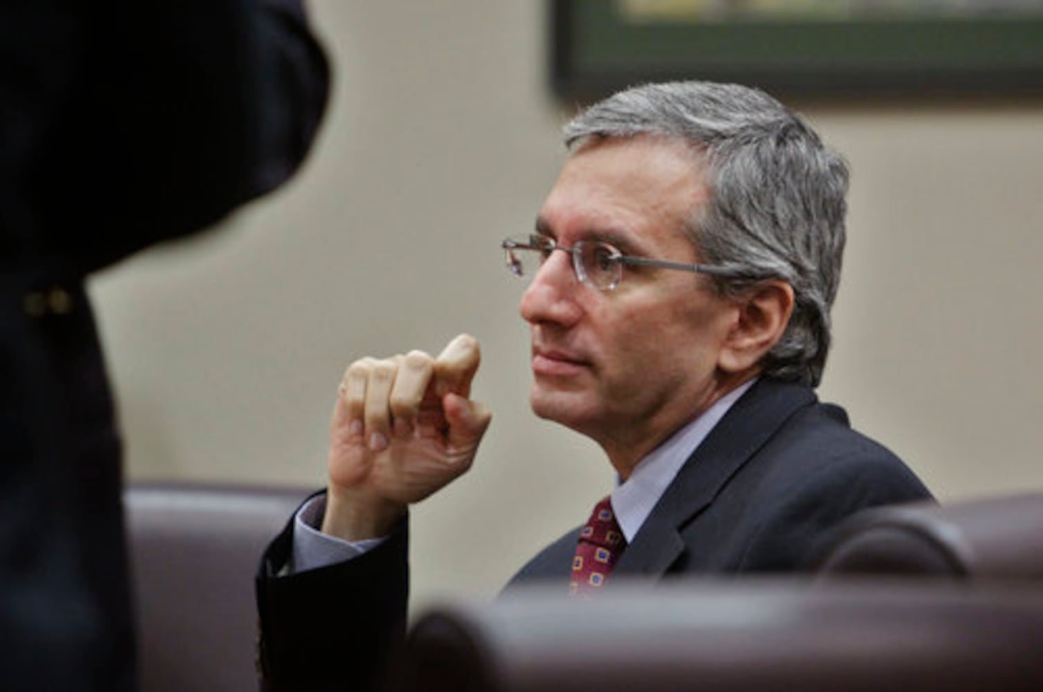 Dunwoody murder suspect faces wife in court