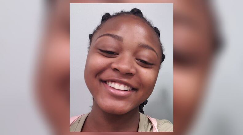 Sonja Star Harrison, 14, was killed by a stray bullet Monday night in southwest Atlanta as she was babysitting her young nephews. (Family photo)
