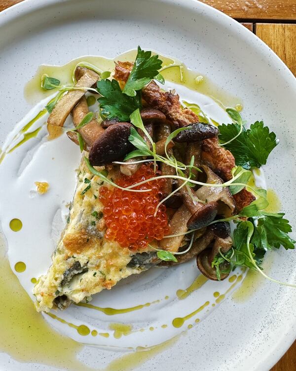 The local mushroom quiche will be on Tio Lucho's Easter brunch menu. (Courtesy of MJT& Co.)