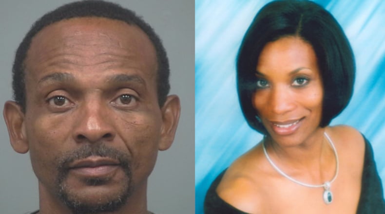 Leslie Marva Adams (right) disappeared in 2005, and her ex-boyfriend Billy Joe Cook (left) was charged with felony murder Thursday in connection with her death.