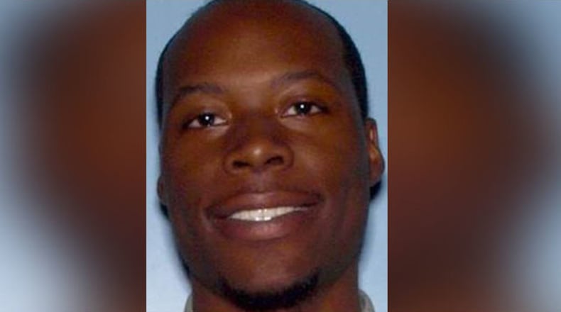 Jamez Maclin, seen here in his driver’s license photo, surrendered to police on charges he tried to kidnap a woman after he followed her home from a Walmart in Buford.