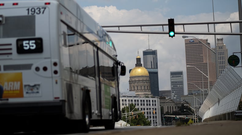 MARTA plans a new bus rapid transit line along Capitol Avenue in Atlanta. It would be the first of several bus rapid transit lines in metro Atlanta.  (File photo by Ben Gray for the Atlanta Journal-Constitution)