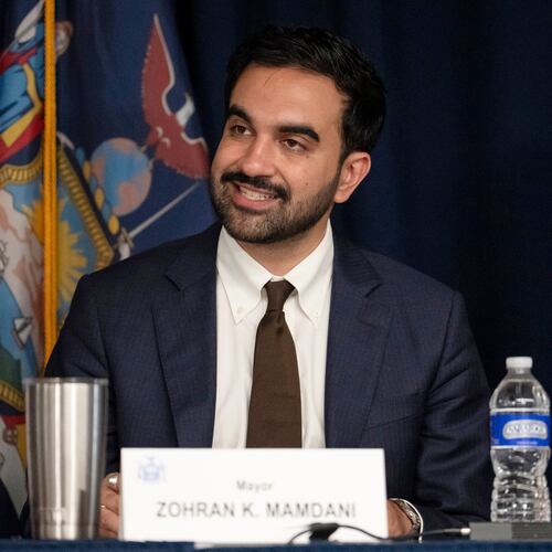 FILE - New York Mayor Zohran Mamdani speaks during the annual New York State Financial Control Board meeting, Aug. 12, 2026, in New York. (AP Photo/Yuki Iwamura, File)