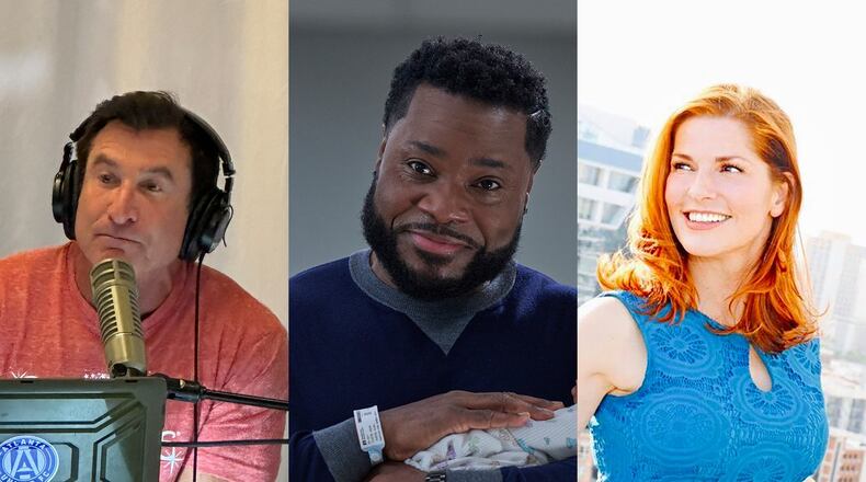 The 2025 Atlanta media year in review includes Bert Weiss (from left), Malcolm-Jamal Warner and Dagmar Midcap. (AJC/Fox/Courtesy)