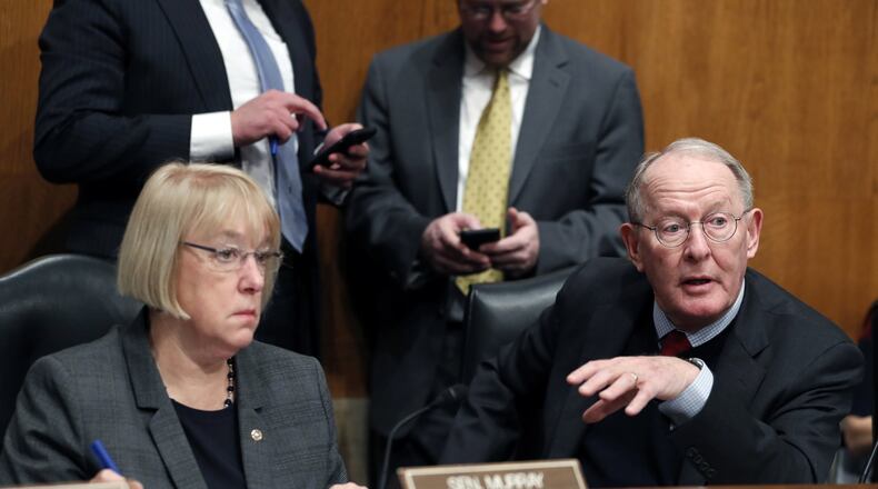Senate Health, Education, Labor, and Pensions Committee Chairman Sen. Lamar Alexander, R-Tenn., and the committee’s ranking member, Sen. Patty Murray, D-Wash., shown here in January. The two tried to work together this month to fix the uncertainty surrounding cost-sharing reduction subsidies. But they had to give up in the face of the focus on a last-ditch Obamacare repeal effort. (AP Photo/Alex Brandon, File)