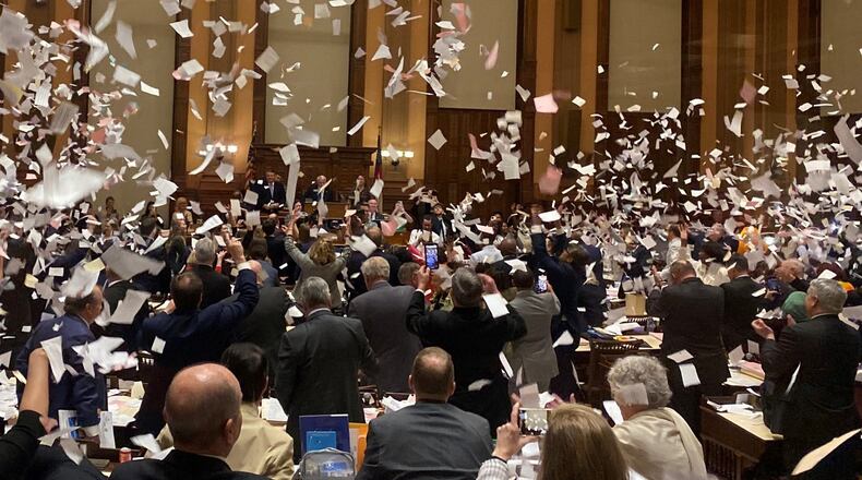 Many laws that the General Assembly passed earlier this year are set to take effect on July 1, the start of the new fiscal year. (Natrice Miller/ natrice.miller@ajc.com)