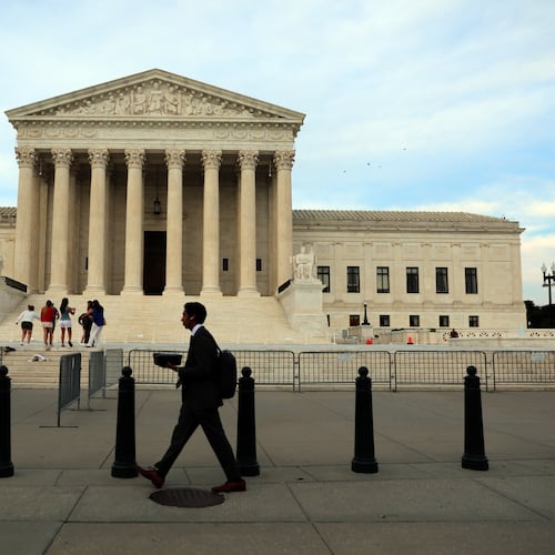 The U.S. Supreme Court is photographed on Thursday, June 25, 2026, in Washington. (AP Photo/Rahmat Gul)