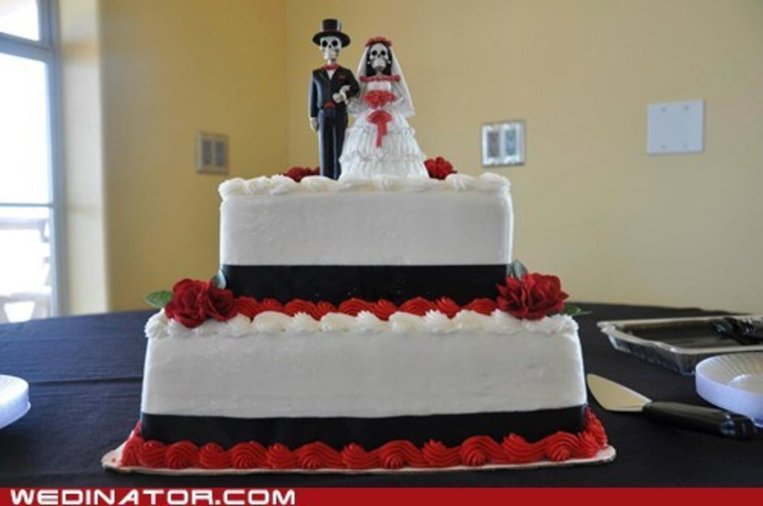 Funny, odd wedding cakes