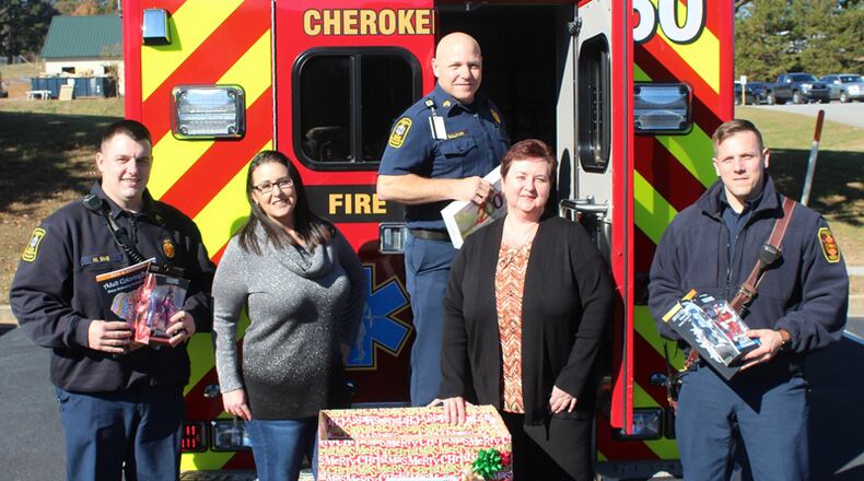 Cherokee County residents on Saturday, Dec. 7, will have a chance to “Stuff a Squad” — a fire department ambulance — with gifts to benefit the residents of the Goshen Valley Boys Ranch. CHEROKEE COUNTY FIRE & EMERGENCY SERVICES