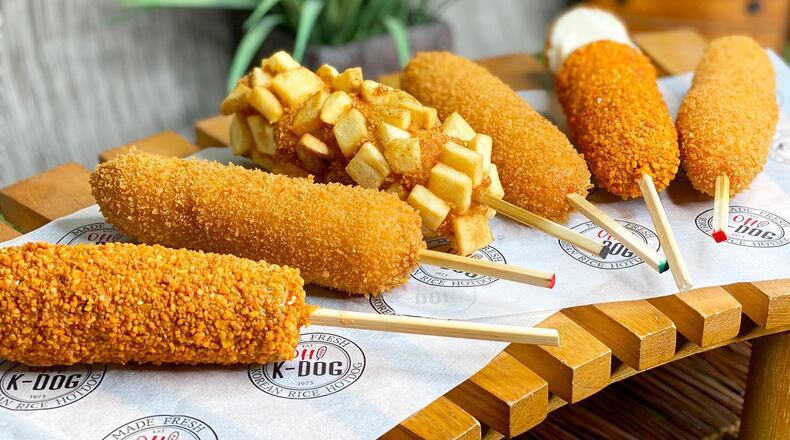 A variety of items from the Oh-K Dog menu. / Photo from the Oh-K Dog Facebook page