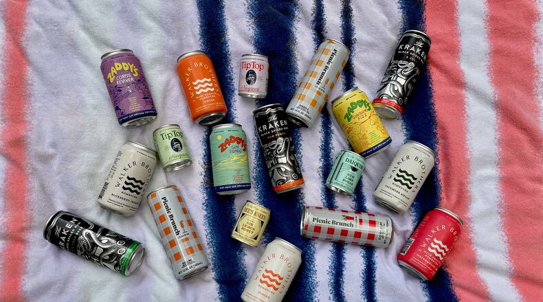 A variety of ready-to-drink spirits are available in a can. Angela Hansberger for The Atlanta Journal-Constitution