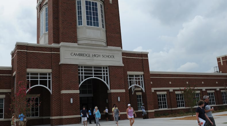 No. 8 -- Cambridge High School, Fulton County Schools. 2016 Combined Score: 1678. LEARN MORE: Find your school's score with our searchable database.