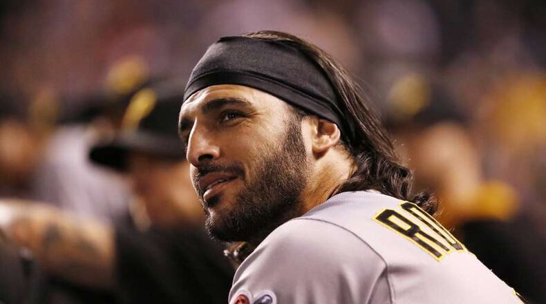 Braves newcomer Sean Rodriguez injured a shoulder in a Jan. 28 car crash and could miss several months. He had been projected as the primary second baseman to start the season. (AP file photo)