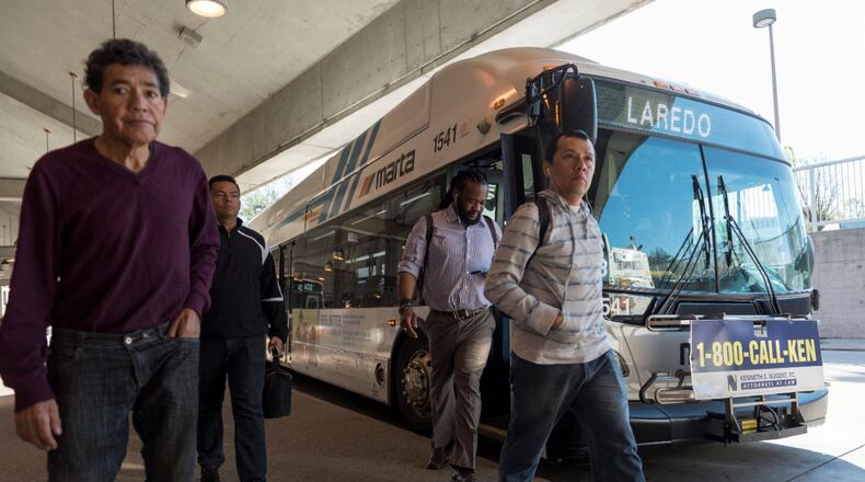 Scores of MARTA bus drivers have called in sick this week, disrupting at least 250 routes. (AJC FILE PHOTO/DAVID BARNES)