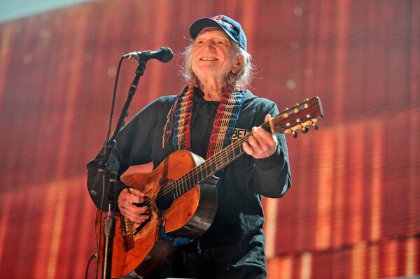 FILE - Willie Nelson performs at Farm Aid 30 in Chicago on Sept. 19, 2015. (Photo by Rob Grabowski/Invision/AP, File)