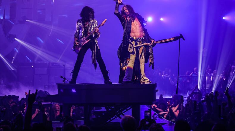 Aerosmith, led by the legendary Toxic Twins - singer Steven Tyler and guitarist Joe Perry - kicked off their "Deuces are Wild" residency in Las Vegas in April. The band will play a series of dates through December 2019 at the Park MGM casino and also bring the show to the East Coast to play other MGM properties this summer. Photo: Katarina Benzova