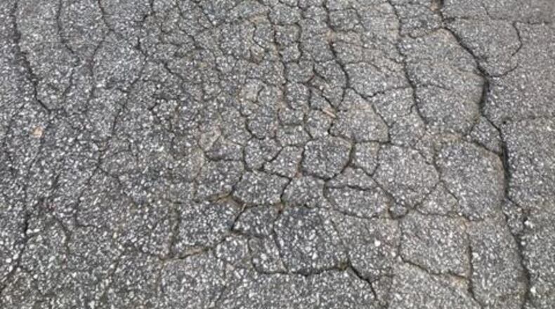 Craig Collins wants this road fixed.