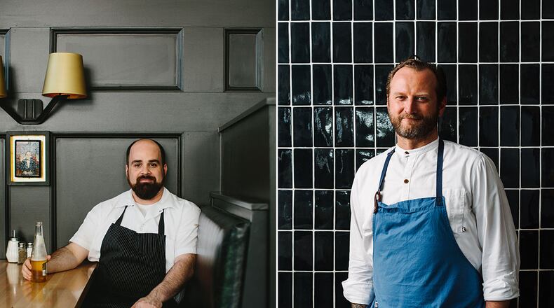 Todd Ginsberg (eft) and Craig Richards