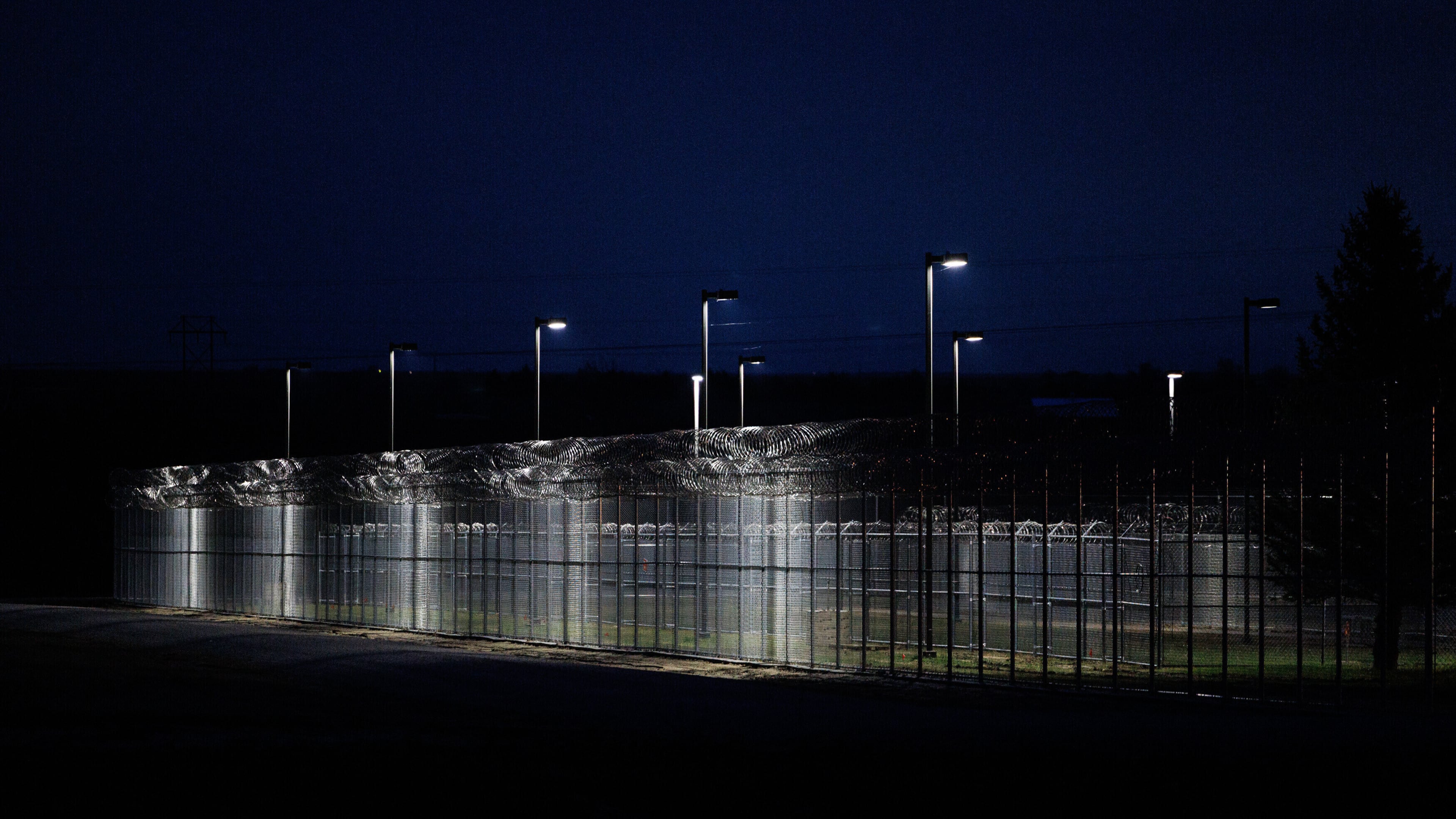 FILE - The Work Ethic Camp facility, the site of a proposed federal detention center, is seen in Oct. 24, 2025, in McCook, Neb. (Nikos Frazier /Omaha World-Herald via AP, File)